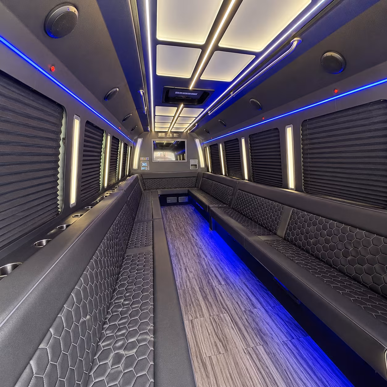 maricopa 30 passenger party bus interior