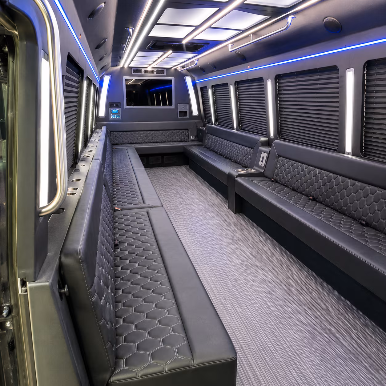 maricopa 40 passenger party bus interior