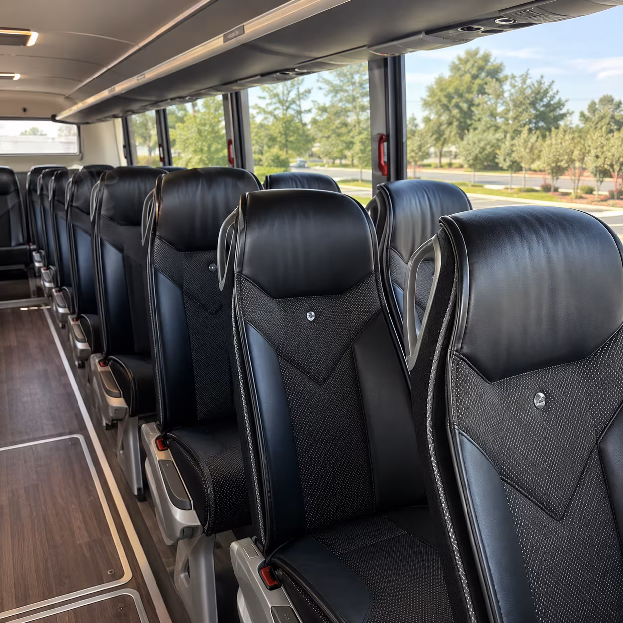 maricopa 45 passenger charter bus interior