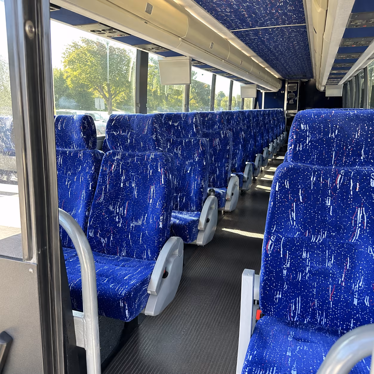 maricopa 50 passenger charter bus inside