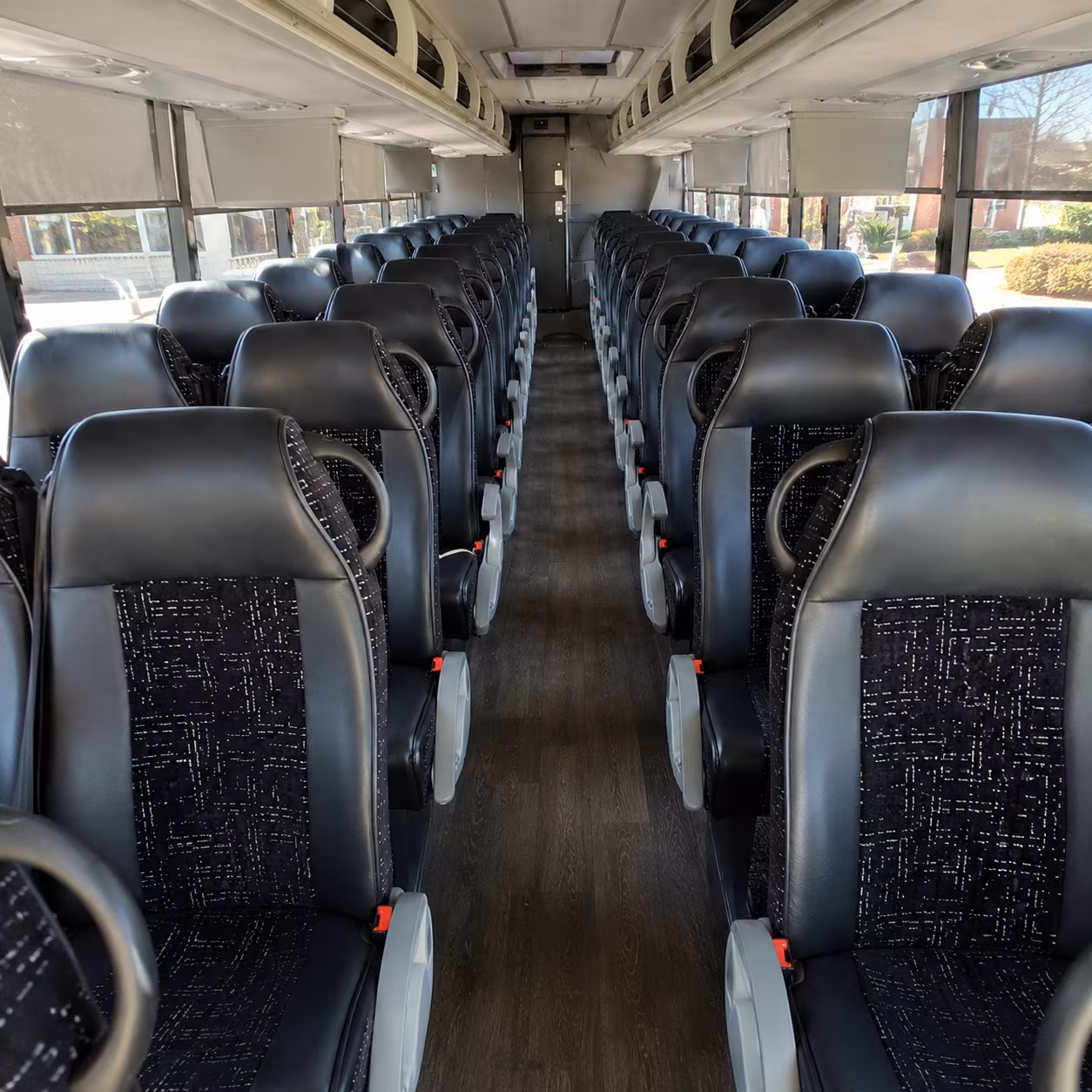 maricopa 54 passenger charter bus inside