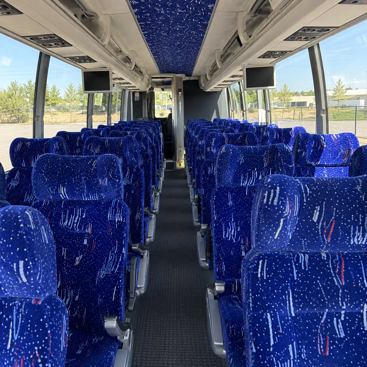 maricopa 54 passenger charter bus interior